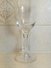 TIFFIN FRANCISCAN GLASS MAHAL PATTERN 6 3/8" CLARET WINE STEM EXCELLENT!