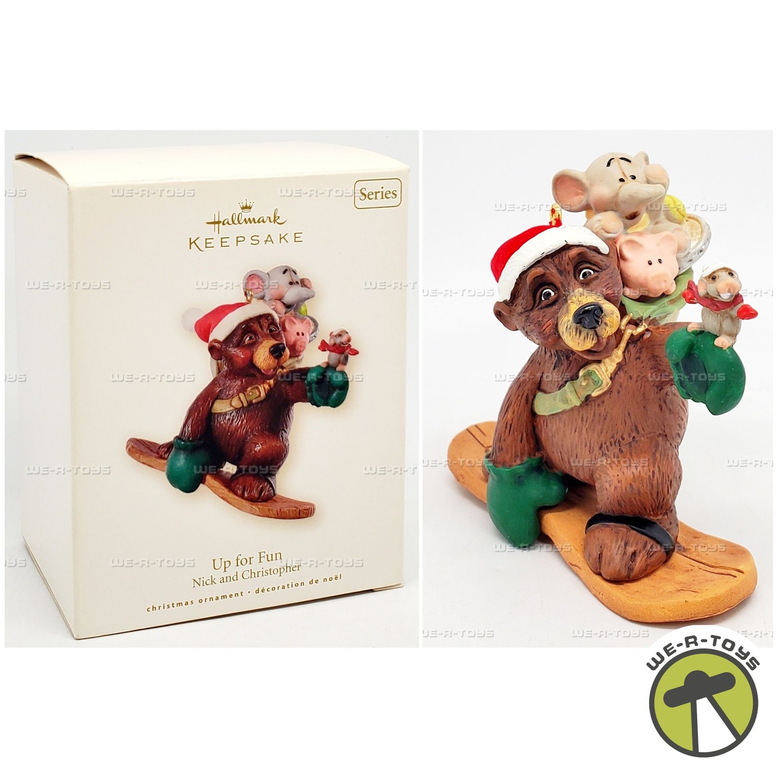 Hallmark Keepsake Ornament Up for Fun Nick and Christopher 2008