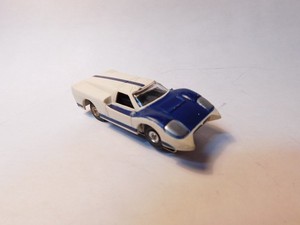 AURORA ~ 1965 FORD J-CAR Slot Car with Running T-Jet Chassis NICE! # 1382