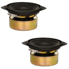 2 Goldwood Sound GW-204/8S Shielded 4" Woofers 70 Watts each 8ohm Speakers