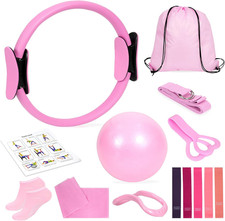 Home Pilates Essentials Kit for Women, Pilates Kit for Home Workouts, Pilates Eq