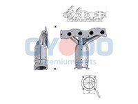 Oyodo Katalysator 10N0039-OYO FüR Suzuki Swift 3 MZ EZ RS413 ZC11S 4X4 413 ZD11S