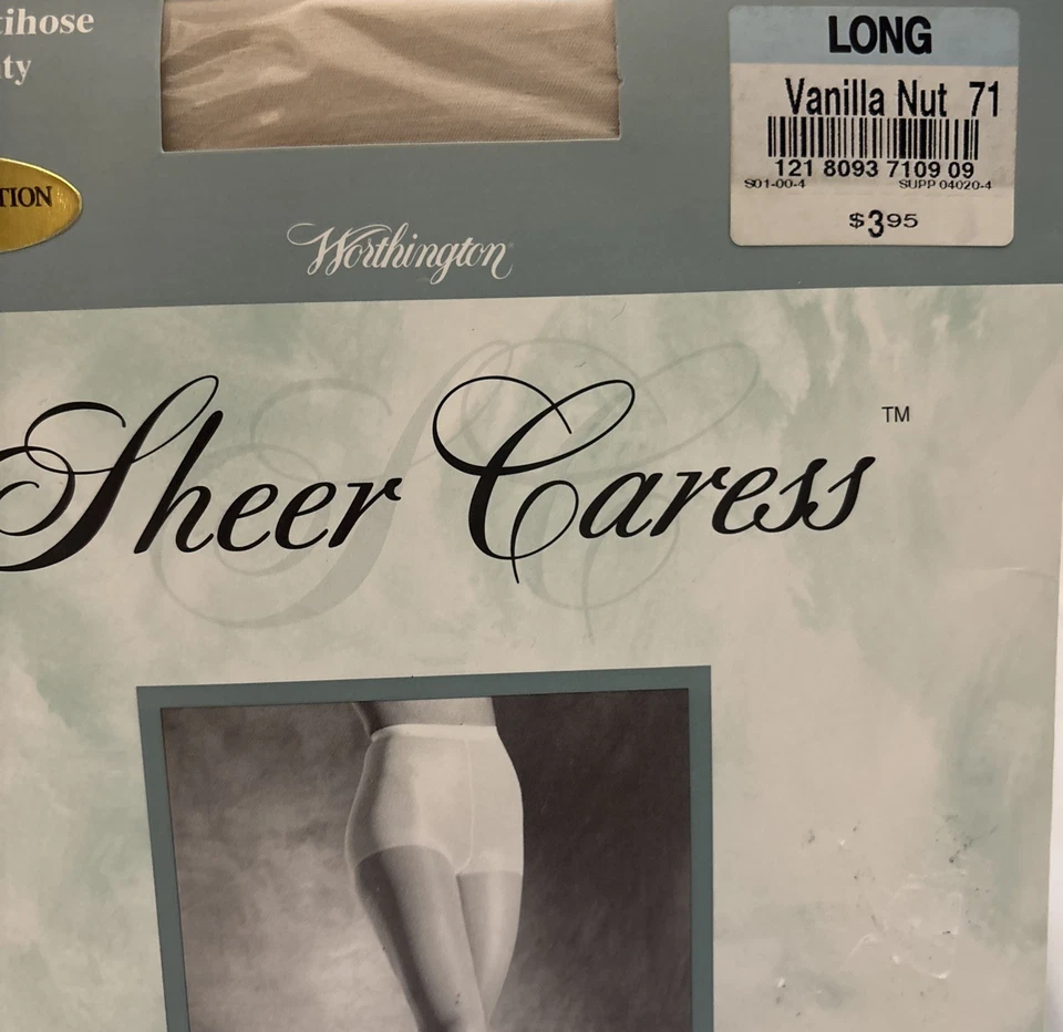 Pantimedias Worthington Sheer Caress Satinado Control Top Talla Larga Tuerca de Vainilla Foto 3 de 4