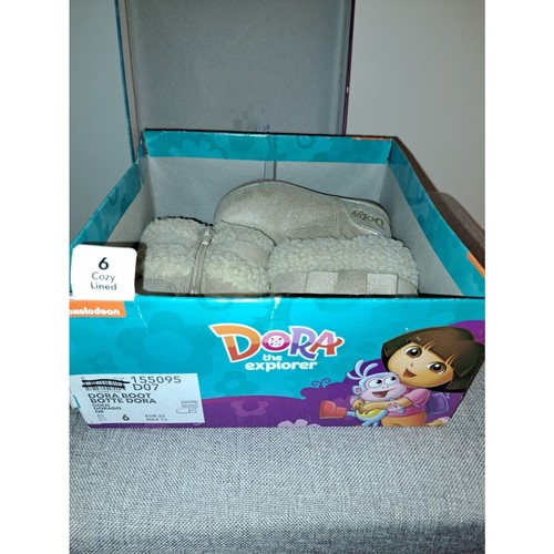 Stivali bambino Dora l'esploratrice oro nuovi taglia 6 con scatola - Foto 6 di 6