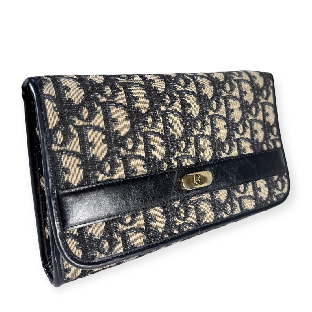 Vintage Christian Dior Trotter Clutch Bag Made in Japan