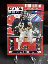 2024 Panini Contenders Optic - Season Ticket C.J. Stroud #21 Red Prizm /199