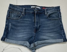 Celebrity Pink Women s Mom Shorts High Rise B...