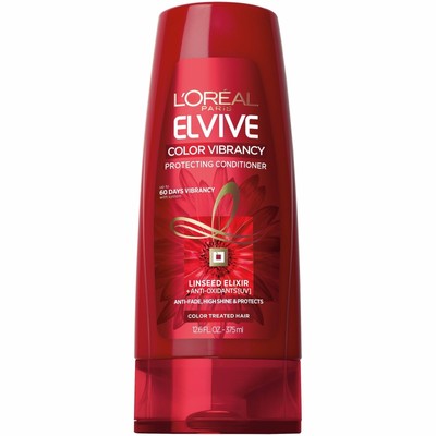 LOreal Elvive Linseed Elixir Color Protecting Conditioner 12.6 Ounce Pack of 3