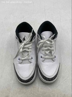 Nike Boys Air Jordan 3 Retro PS Dark Iris White Black Sneaker Shoes Size 3Y
