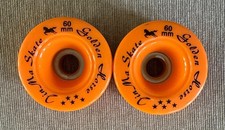 Golden Horse skate wheels 2 - 60mm flat edge - For Indoor/Outdoor use