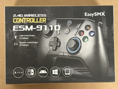 EasySMX 2.4G Wireless Game Controller ESM-9110 In Black New