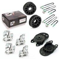 2X Fensterheber Reparatursatz Metall GleitstÜCke SET Vorne L+R FÜR BMW X5 (E53)