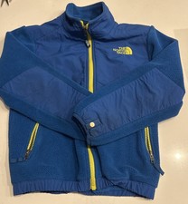 The North Face Kids Fleece Jacket. Blue Boys 7-8 Recycled Polyester