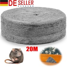 20M Stahlwolle M&auml;use-Nagetier Kontrolll&uuml;cken Blocker Reinigen Polierwolle Grad