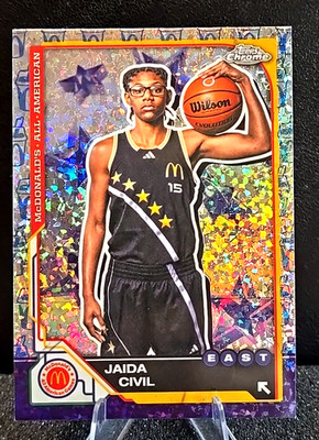 2025 Topps Chrome McDonald's All American #20 Jaida Civil  McFlurry SSP Vols