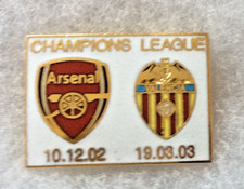 Arsenal v Valencia Champions League 2002-03 Badge