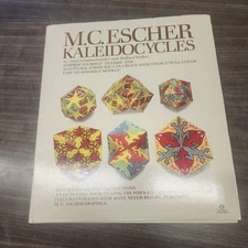 M.C. Escher KALEIDOCYCLES 1977 Ballantine – COMPLETE 17 Unused Models – VG Set