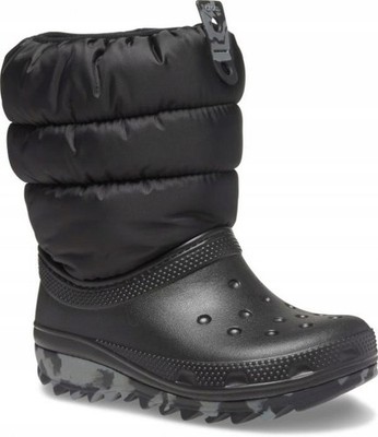 CROCS CLASSIC NEO PUFF BOOT K 207684 |C12/EU 29-30| SCHWARZ