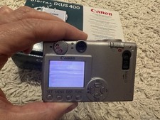 Canon IXUS 400 Digital Camera - Boxed - Charger - Battery - Memory - Manuals