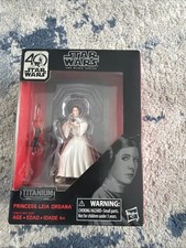 Star Wars Black Series Titanium Series 40th Anniversary Princess Leia  04 Figure