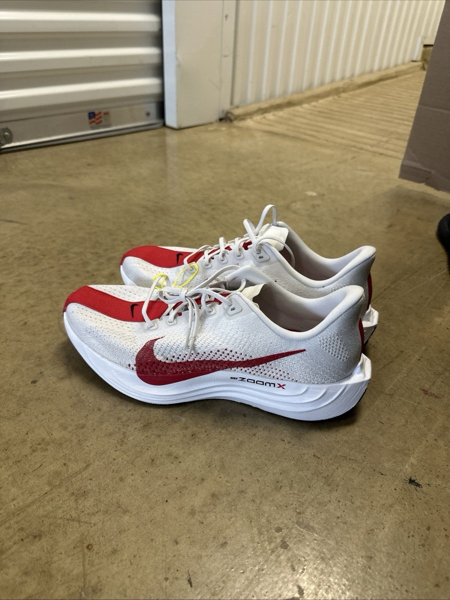 Nike ZoomX レッド シューズ Nike ZoomX Pegasus Plus Running Shoes Platinum Tint/Red FQ7262-003