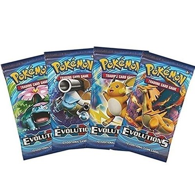 pokemon xy evolutions booster box ebay Pokemon XY Evolutions | 4 Booster Packs