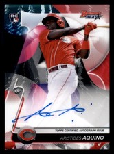 2020 Bowman's Best Aristides Aquino Auto Rookie Best of 2020 Autographs #B20-AAQ