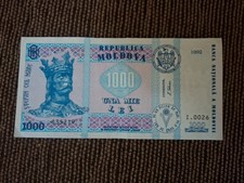 1000 lei 1992 Moldova