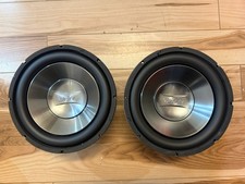 2x two of Infinity Reference 1060W 10 Subwoof...