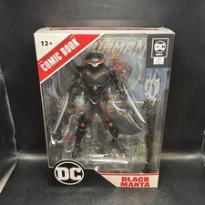 MCFARLANE DC MULTIVERSE BLACK MANTA PAGE PUNCHERS W  COMIC 7  ACTION FIGURE