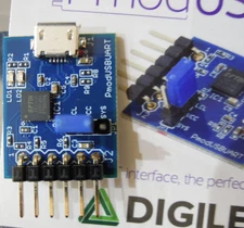Digilent PmodUSBUART USB to UART Interface Serial to USB FTDI FT232QQ