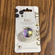 Case Mate Mini Detachable Phone Grip Stand, Works on Smooth Surfaces, NIP