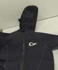 Yonsub Men’s Hooded Full Wetsuit Black Front Zip Full Body Suit — photo 3