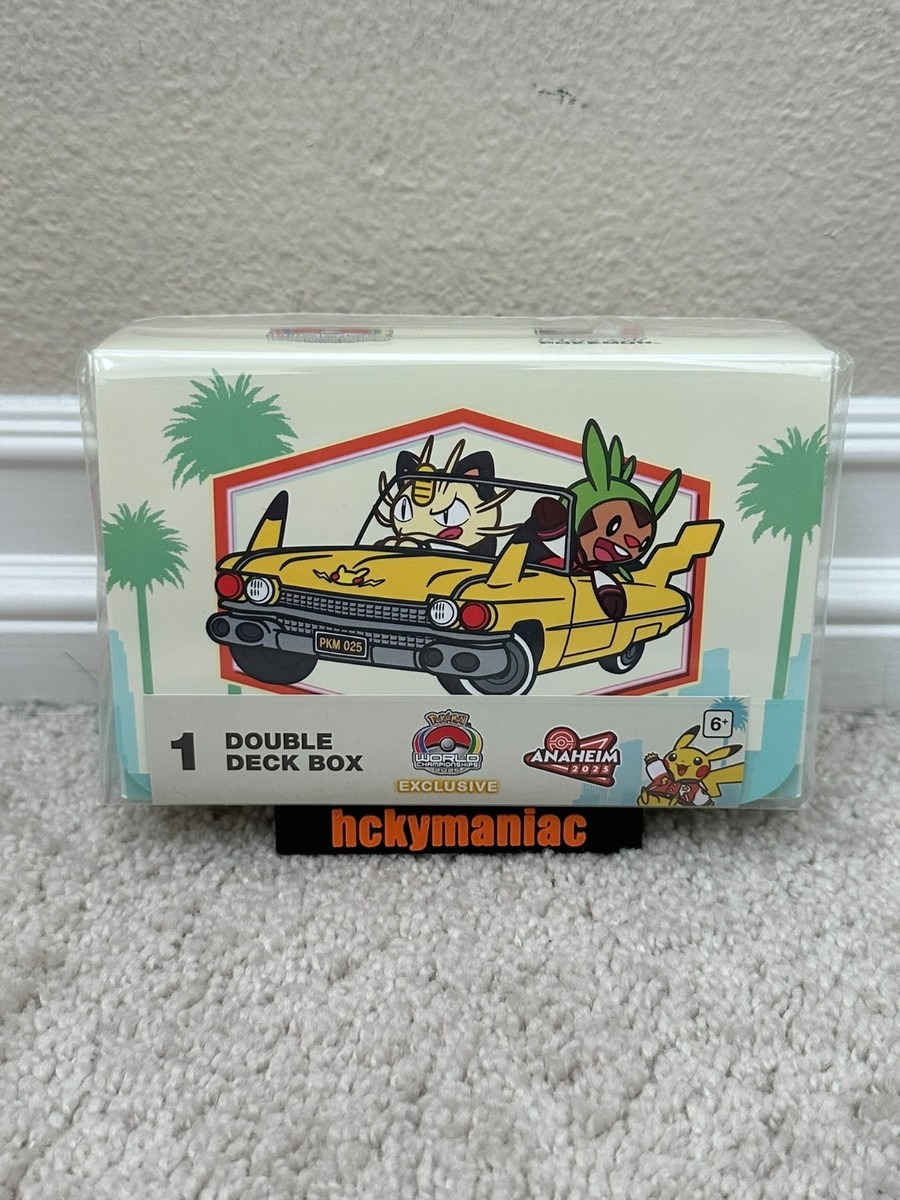 TCG Pokemon World Championship Anaheim 2025 Double Deck Box