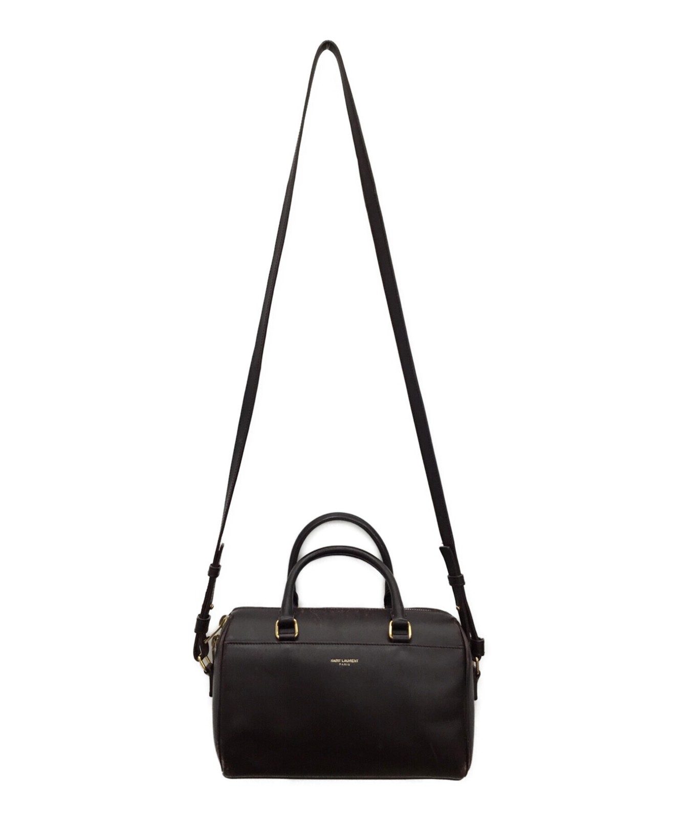 Borsa a tracolla Saint Laurent Paris marrone