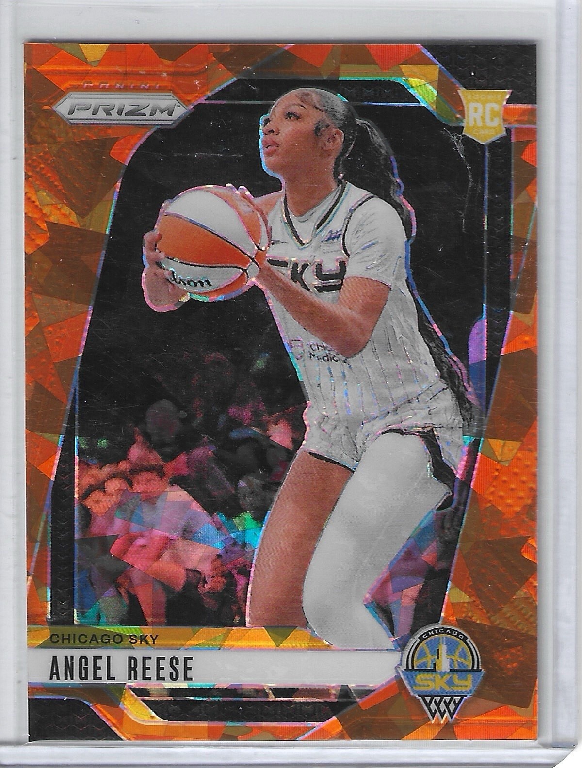 2024 Panini Prizm WNBA - Angel Reese #10 Orange Ice Prizm (RC)