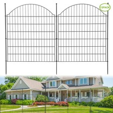 Dog Fence Outdoor Decorative Fence with Gate for Outdoor,Yard, Patio