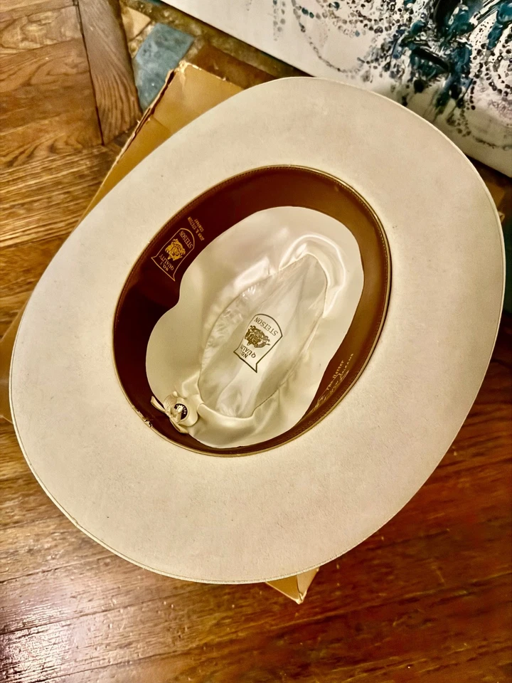 1950’s Stetson Open Road Cowboy Hat Size 7 1/8 - Image 3 of 4