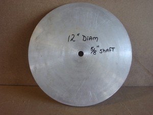 Shopsmith 12" Aluminum Sanding Disc Excellent Working Condition Super Clean! USA