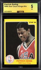 1986 Star Court Kings: # 14 Patrick Ewing MBA 5 EX