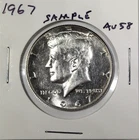1967 Kennedy Half Dollar 40% Silver Coin