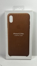 Apple Original Leather Case for iPhone XS Max - Saddle Brown MRWV2ZM/A 