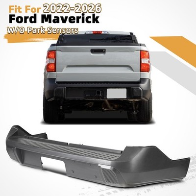 For 2022-2025 2026 Ford Maverick XL XLT Rear Bumper Cover Panel w/o Park Sensors