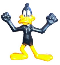 1991 Warner Bros Looney Toons Daffy Duck Toy Figure PVC 