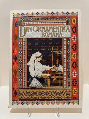 1976 Romanian Folk Textile DIN Ornamentica Dimitrie Comșa Embroidery Weaving