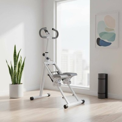 Kletter-Stepper mit Display platzsparend vertikaler Klettertrainer