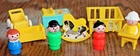 Vintage Fisher Price Little People Vintage Nursery Set 1985 Complete!