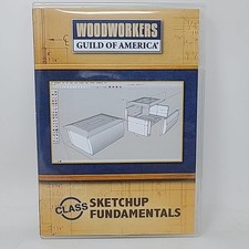 Woodworkers Guild of America 2 DVDs SKETCHUP Fundamentals & Sanding Stains Topco