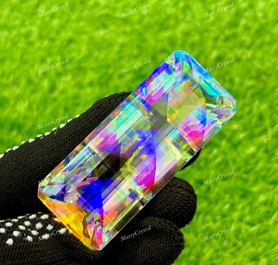 250 Ct Mystic Topaz Glass Gorilla Multi-Color for Jewelry & Decor Loose Gemstone