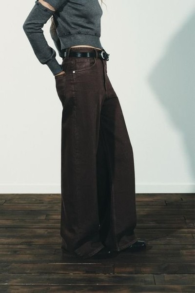 Women Reiss Trousers Gold 38